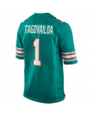 Tua Tagovailoa Miami Dolphins Nike Alternate Game Jersey - Aqua