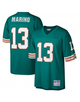 Dan Marino Miami Dolphins Mitchell & Ness Big & Tall 1984 Retired Player Replica Jersey - Aqua