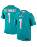 Tua Tagovailoa Miami Dolphins Nike Legend Jersey - Aqua