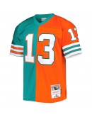 Dan Marino Miami Dolphins Mitchell & Ness 1984 Split Legacy Replica Jersey - Aqua/Orange