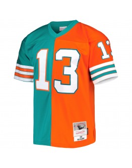 Dan Marino Miami Dolphins Mitchell & Ness 1984 Split Legacy Replica Jersey - Aqua/Orange