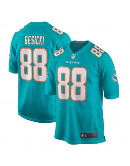 Mike Gesicki Miami Dolphins Nike Game Player Jersey - Aqua