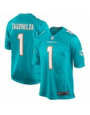 Tua Tagovailoa Miami Dolphins Nike Game Jersey - Aqua