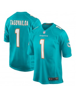 Tua Tagovailoa Miami Dolphins Nike Game Jersey - Aqua