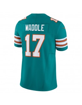 Jaylen Waddle Miami Dolphins Nike Vapor F.U.S.E. Limited Jersey - Aqua