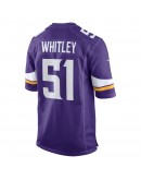 Benton Whitley Minnesota Vikings Nike Home Game Player Jersey - Purple