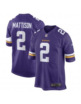 Alexander Mattison Minnesota Vikings Nike Game Player Jersey - Purple