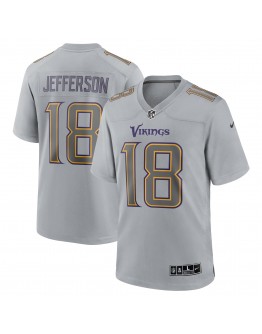 Justin Jefferson Minnesota Vikings Nike Atmosphere Fashion Game Jersey - Gray