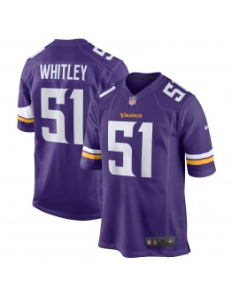 Benton Whitley Minnesota Vikings Nike Home Game Player Jersey - Purple