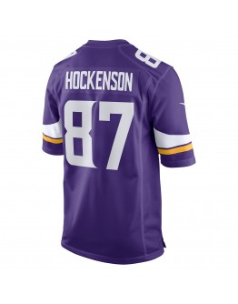 T.J. Hockenson Minnesota Vikings Nike Game Player Jersey - Purple