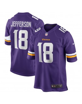 Justin Jefferson Minnesota Vikings Nike Player Game Jersey - Purple