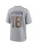 Justin Jefferson Minnesota Vikings Nike Atmosphere Fashion Game Jersey - Gray