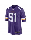 Benton Whitley Minnesota Vikings Nike Home Game Player Jersey - Purple