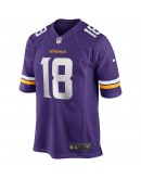 Justin Jefferson Minnesota Vikings Nike Player Game Jersey - Purple