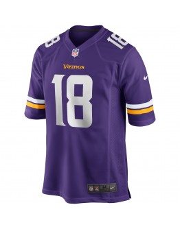 Justin Jefferson Minnesota Vikings Nike Player Game Jersey - Purple