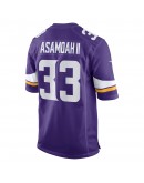 Brian Asamoah Minnesota Vikings Nike Player Game Jersey - Purple