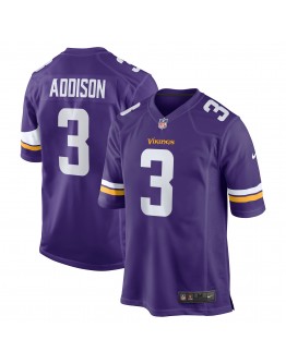 Jordan Addison Minnesota Vikings Nike 2023 NFL Draft First Round Pick Game Jersey - Purple