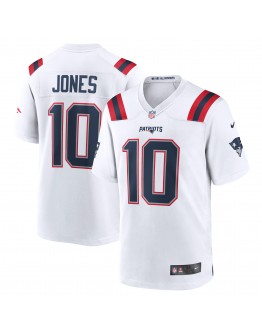 Mac Jones New England Patriots Nike Player Game Jersey - White