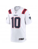 Mac Jones New England Patriots Nike Player Game Jersey - White