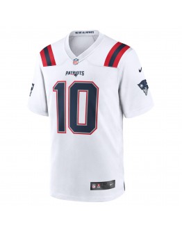 Mac Jones New England Patriots Nike Player Game Jersey - White