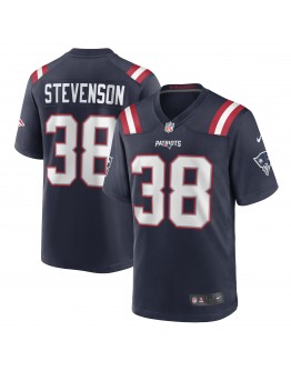 Rhamondre Stevenson New England Patriots Nike Game Jersey - Navy