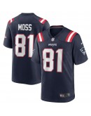 Randy Moss New England Patriots Nike Game Retired Player Jersey - Navy