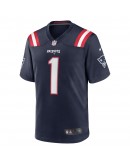 Christian Gonzalez New England Patriots Nike 2023 NFL Draft First Round Pick Game Jersey - Navy