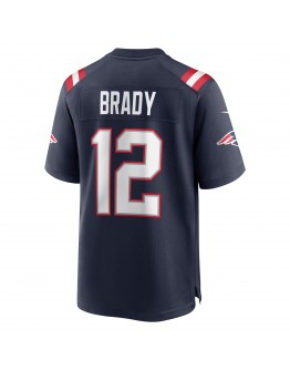 Tom Brady New England Patriots Nike Game Retired Player Jersey - Navy