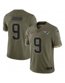 Matthew Judon New England Patriots Nike 2022 Salute To Service Limited Jersey - Olive