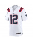 Tom Brady New England Patriots Nike Retired Game Jersey - White