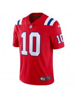 Mac Jones New England Patriots Nike Vapor Limited Jersey - Red