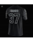 Damien Harris New England Patriots Nike RFLCTV Limited Jersey - Black