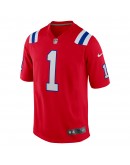 Christian Gonzalez New England Patriots Nike 2023 NFL Draft First Round Pick Alternate Game Jersey - Red