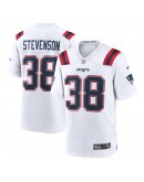 Rhamondre Stevenson New England Patriots Nike Game Player Jersey - White