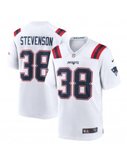 Rhamondre Stevenson New England Patriots Nike Game Player Jersey - White