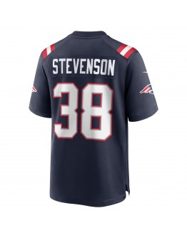 Rhamondre Stevenson New England Patriots Nike Game Jersey - Navy