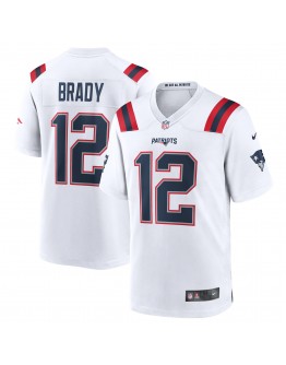 Tom Brady New England Patriots Nike Retired Game Jersey - White