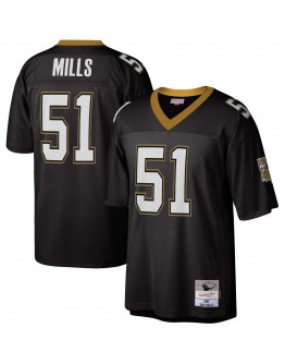 Sam Mills New Orleans Saints Mitchell & Ness 1987 Legacy Replica Jersey - Black