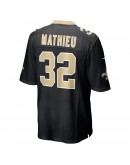 Tyrann Mathieu New Orleans Saints Nike Game Jersey - Black