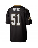 Sam Mills New Orleans Saints Mitchell & Ness 1987 Legacy Replica Jersey - Black