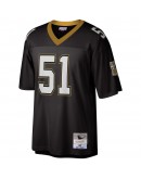 Sam Mills New Orleans Saints Mitchell & Ness 1987 Legacy Replica Jersey - Black