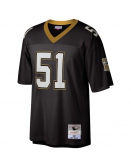 Sam Mills New Orleans Saints Mitchell & Ness 1987 Legacy Replica Jersey - Black