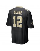 Chris Olave New Orleans Saints Nike Player Game Jersey - Black