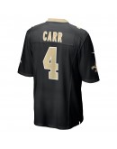 Derek Carr New Orleans Saints Nike Game Jersey - Black