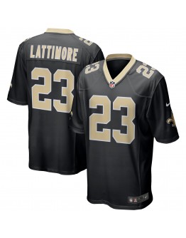 Marshon Lattimore New Orleans Saints Nike Game Jersey - Black