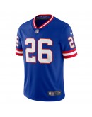 Saquon Barkley New York Giants Nike Classic Vapor Limited Player Jersey - Royal