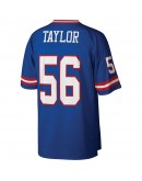 Lawrence Taylor New York Giants Mitchell & Ness Big & Tall 1986 Retired Player Replica Jersey - Royal