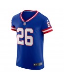 Saquon Barkley New York Giants Nike Classic Vapor Elite Player Jersey - Royal