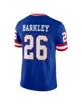 Saquon Barkley New York Giants Nike Classic Vapor Limited Player Jersey - Royal