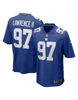 Dexter Lawrence II New York Giants Nike Team Game Player Jersey - Royal